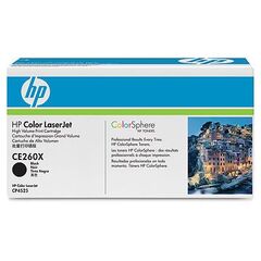 HP 649X High Yield black original LaserJet toner cartridge ( CE260X ) for Color LaserJet Enterprise CP4525dn, CP4525n, CP4525xh, image 