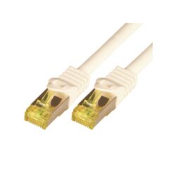 M-CAB RAW Network cable RJ-45 (M) RJ-45 (M) 50cm SFTP, PiMF CAT7 moulded, snagless, halogen-free yellow, image 