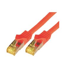 M-CAB Patch cable RJ-45 (M) RJ-45 (M) 50cm SFTP, PiMF CAT7 moulded, snagless, halogen-free red, image 