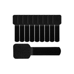 LTC WALL STRAPS / Cable holder / surface mountable, wall mountable / 9 cm / black (pack of 10) | LTC3110, image 