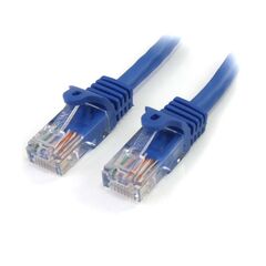 StarTech.com Snagless Cat 5e UTP Patch Cable  1m  UTP  CAT5e  snagless  blue, image 