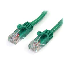 StarTech.com Snagless Cat 5e UTP Patch Cable 1m  UTP  CAT5e  moulded, snagless  green, image 