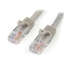 StarTech.com Snagless Cat 5e UTP Patch Cable 3m  UTP  CAT5e  moulded, snagless  grey, image 