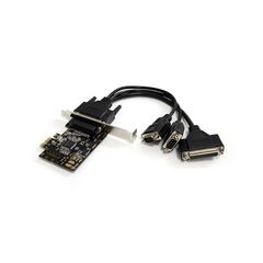 2S1P PCI Express Serial Parallel Combo Card with Breakout Cable, image 