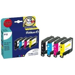 Pelikan P15 - Print cartridge ( replaces Brother LC970BK, LC970C, LC970M, LC970Y ) -   black, yellow, cyan, magenta, image 