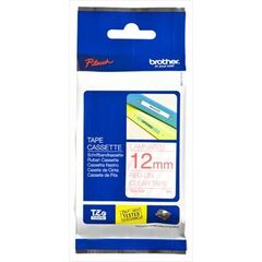 Brother TZe 132 Laminated tape red on clear Roll (1.2 cm x 8 m) 1 roll(s), image 