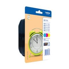 Brother LC125XL Rainbow Pack 3-pack Super High Yield yellow, cyan, magenta original ink cartridge, image 
