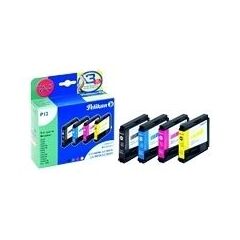 Pelikan P12 - Print cartridge replaces Brother LC1000BK, Brother LC1000m, Brother LC1000Y, Brother LC1000C  - 1 x black, yellow,, image 