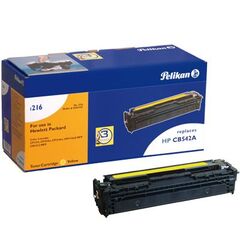 Pelikan 1216 yellow Toner cartridge (replaces HP CB542A) 1400pages, for HP Color LaserJet CM1312, CP1215, CP1515n, CP1518ni, image 