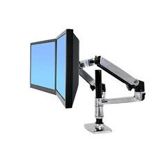 Ergotron LX Dual Stacking Arm - Mounting kit for 2 LCD displays screen size: up to 24" monitor stand, image 