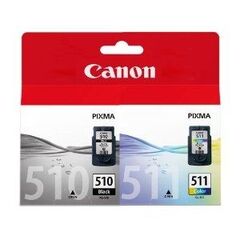 Canon PG-510  /  CL-511 Multi pack 2-pack black, colour (cyan, magenta, yellow) original ink cartridge / for PIXMA MP230, MP237, MP252, MP258, MP270, MP280, MP282, MP499, MX350, MX360, MX410, MX420, image 