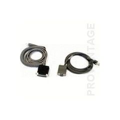 Datalogic CAB-408 - Serial cable - DB-9 (F) - 2.9 m - coiled, image 