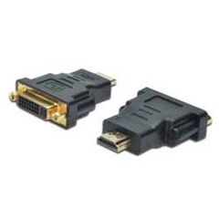 ASSMANN / Video adapter / HDMI / DVI / DVI-I (F) to HDMI (M) / shielded / black / molded | AK-330505-000-S, image 