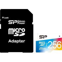 silicone Power elite microSDXC 256GB ki