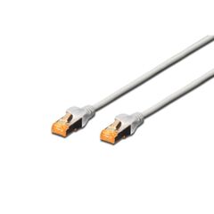 DIGITUS / Patch cable / RJ-45 (M) to RJ-45 (M) / 50 cm / SFTP / CAT 6 / halogen-free / grey | DK-1644-005, image 