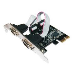 M-CAB PCIe Serial Card - Serial adapter - PCI Express - RS-232 - 2 ports, image 