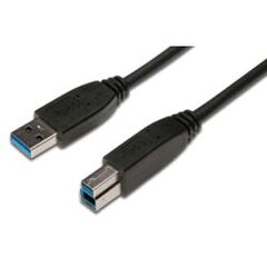 M-CAB - USB cable - 9 pin USB Type A (M) - 9 pin USB Type B (M) - 1 m  USB 3.0  - black, image 