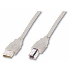 M-CAB - USB cable - 4 PIN USB Type A (M) - 4 PIN USB Type B (M) - 5 m ( USB / Hi-Speed USB ) - molded - grey, image 