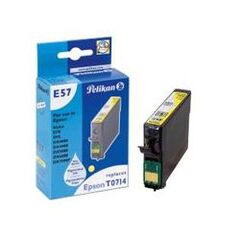 Pelikan E57 - Print cartridge ( replaces Epson T0714 ) -   yellow, image 