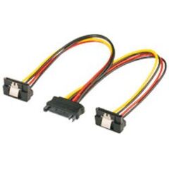 M-CAB / Power adapter / 15 pin SATA power to 15 pin SATA power / 90 degree connector | 7008016, image 