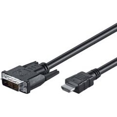 M-CAB Video cable HDMI  /  DVI HDMI (M) to DVI-D (M) 2 m black, image 