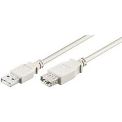 M-CAB  USB extension cable 4PIN USB Type A (M)  4PIN USB Type A (F) 3m  grey, image 