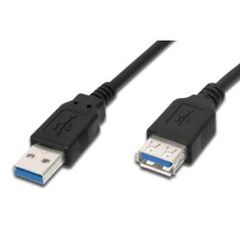 M-CAB USB extension cable 9pin USB Type A (M)  9pin USB Type A (F) 3m USB3.0  black, image 