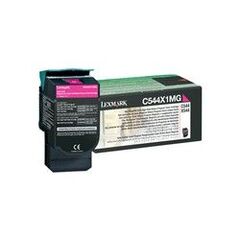 Lexmark - Toner cartridge - Extra High Yield - 1 x magenta - 4000 pages - LCCP, LRP C544X1MG, image 