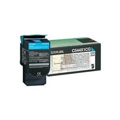 Lexmark - Toner cartridge - Extra High Yield - 1 x cyan - 4000 pages - LCCP, LRP C544X1CG, image 