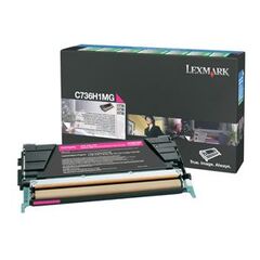 Lexmark - Toner cartridge - High Yield - 1 x magenta - 10000 pages - LRP / LCCP, image 