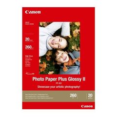 Canon Photo Paper Plus II PP-201 - Glossy photo paper - A4 (210 x 297 mm) - 260 g/m2 - 20 sheet(s)  2311B019, image 