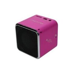 Technaxx Musicman Mini,  Digital player,  pink (3531) Portable mini speaker system for MP3/4, CD/DVD, iPhone, iPad, iPod, GPS, PSP, mobile phones and notebooks, image 