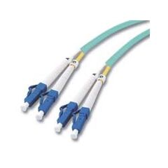 M-CAB,  Patch cable,  LC multi-mode (M),  LC multi-mode (M),  1m,  fibre optic,  50 / 125 micron,  OM3,  aqua , image 