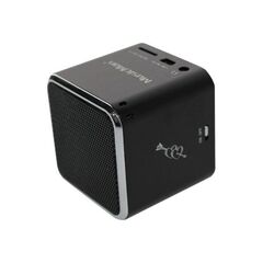 Technaxx Musicman Mini,  Digital player,  black (3527) Portable mini speaker system for MP3/4, CD/DVD, iPhone, iPad, iPod, GPS, PSP, mobile phones and notebooks, image 