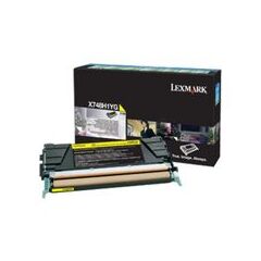 Yellow Lexmark Toner cartridge, 10000pages,  for X748 (X748H3YG), image 