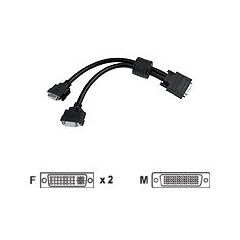 Matrox Matrox LFH60-to-Dual DVI adapter cable  CAB-L60-2XDF, image 
