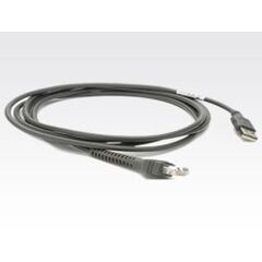 Motorola / USB cable / USB (M) to RJ-45 (M) / 2.1 m / grey / for Symbol DS9808, LS1203, LS2208, LS7808, LS9203i, LS9208i | CBA-U01-S07ZAR, image 
