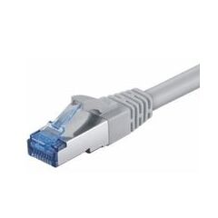 M-CAB  Patch cable RJ-45 (M) 3m  pairs in metal foil (PiMF)  CAT6a  moulded, halogen-free,  grey (3504), image 