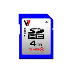 V7 Flash memory card 4GB, Class4 SDHC (VASDH4GCL4R-2E), image 