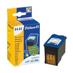 Pelikan H41  Colour (cyan, magenta, yellow)  ink cartridge ( replaces HP 22 ) (4101648), image 
