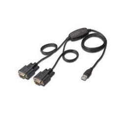 DIGITUS DA-70158, Serial adapter, USB  RS-232 x 2, image 