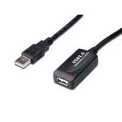 DIGITUS DA-73103 USB extension cable, 4PIN USB Type A (M), 4PIN USB Type A (F),  25m  active cable (signal regeneration), image 
