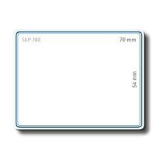 Seiko Instruments SLP-NB Name badge labels blue border 54 x 70 mm 160 label(s) ( 1 roll(s) x 160 ) for Smart Label Printer 420, 430, image 