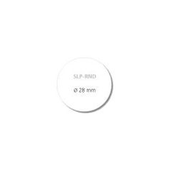 Seiko Instruments SLP-RND Round labels white 28 mm round 240 label(s) ( 2 roll(s) x 120 ) - for Smart Label Printer 440, 440 Office Administration Pack, 450, 620, 650, 650SE, image 