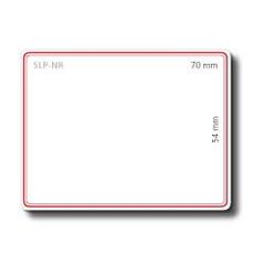Seiko Instruments SLP-NR Name badge labels red border 54 x 70 mm 160 label(s) ( 1 roll(s) x 160 ) for Smart Label Printer 420, 430, image 