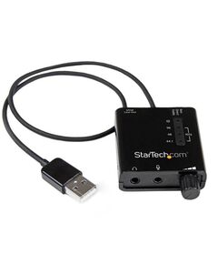 StarTech.com USB Stereo Audio Adapter External Sound Card with SPDIF Digital Audio, image 