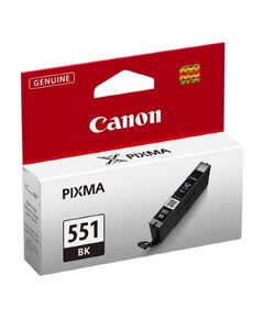 Canon CLI-551BK Black original / ink tank / for PIXMA iP8750, iX6850, MG5550, MG5650, MG5655, MG6450, MG6650, MG7150, MG7550, MX725, MX925, image 