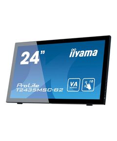 Iiyama ProLite T2435MSC-B2 LED monitor 24" touchscreen 1920 x 1080 VA 6ms HDMI, DVI-D, DisplayPort speakers black, image 