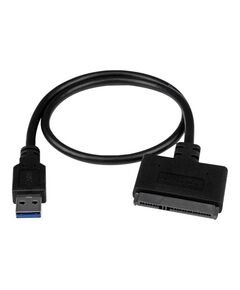 StarTech.com USB 3.1 Gen 2 (10Gbps) Adapter Cable for 2.5" SATA Drives / Storage controller / 2.5", 3.5" / SATA 6Gb/s / 6 GBps / USB 3.1 (Gen 2) / black | USB312SAT3CB, image 