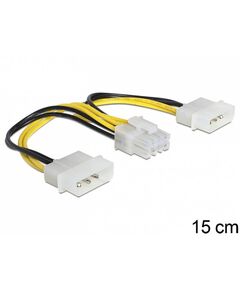 DeLOCK Power cable 8 pin EPS12V (F) to 4 PIN | 83410